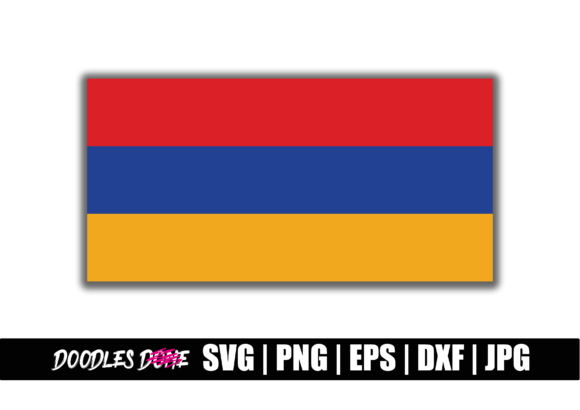 Armenia Flag SVG for Graphics and Crafts