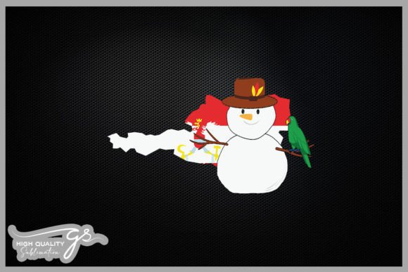 Australia Flag Snowman Christma Graphics and Crafts