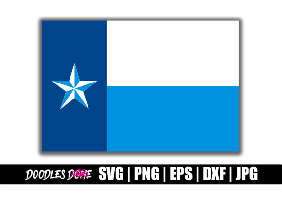 Dallas Flag SVG for Real Embroidery Projects