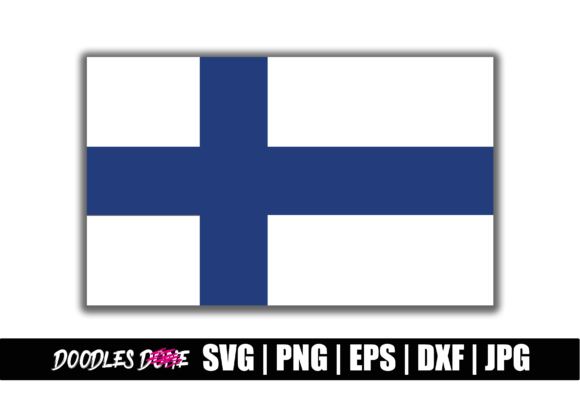 Finland Flag SVG: Graphics and Crafts in One
