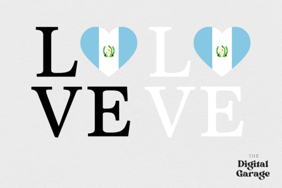 Guatemala Flag, Love Guatemala, SVG PNG