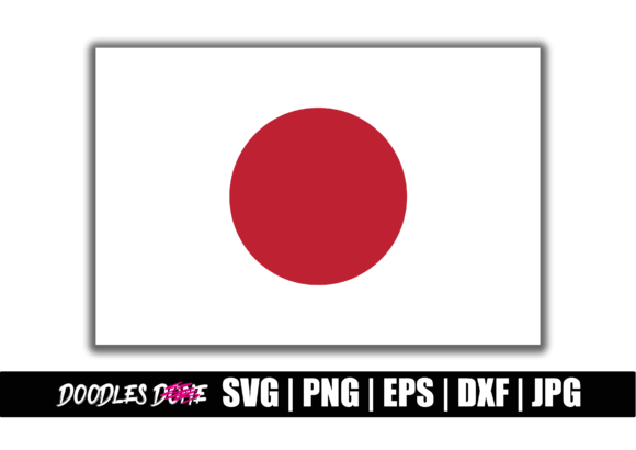 Japan Flag SVG for Crafts and Graphics