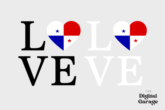 Panama Flag, Love Panama, SVG PNG