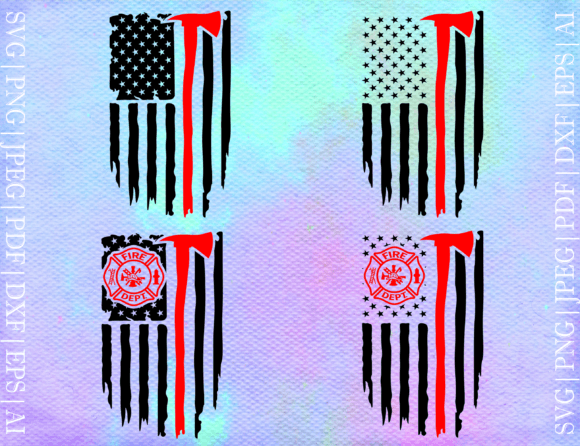 Red Line Flag SVG for Crafts and Graphics