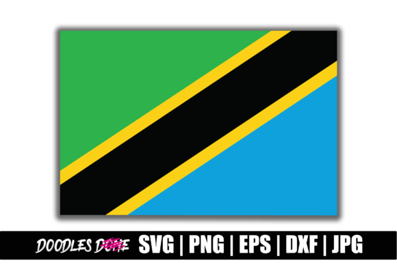 Tanzania Flag SVG: Graphics and Crafts for Real Publishing