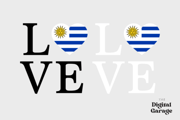 Uruguay Flag, Love Uruguay, SVG PNG